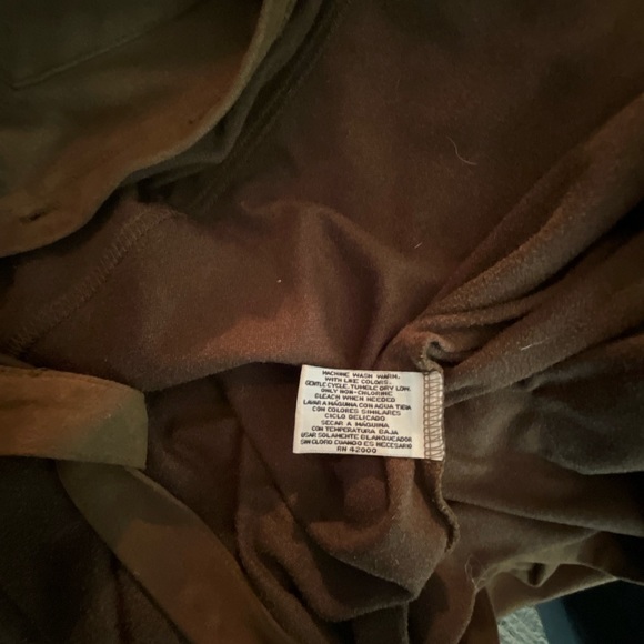 Kathy Ireland olive front button dress (M) - Picture 3 of 4